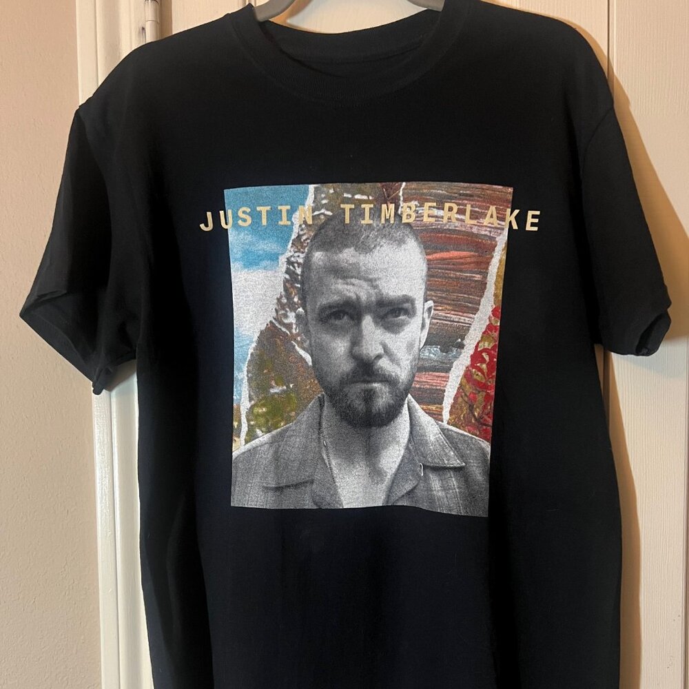Justin Timberlake “The Man of the Woods” Tour T-Shirt Black Authentic Medium